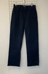 (送料無料)ポロ ラルフローレン キッズ ネイビー コットン パンツ 14