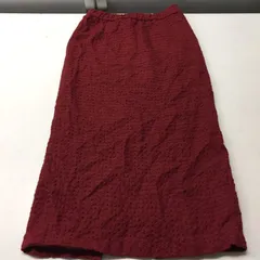 送料無料★MONK モンク★ロングスカート 赤ボルドー ボトムス★レディース フリーサイズ ウールスカート#21002sj58