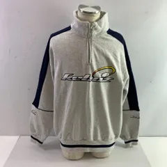 04w4589▽※【中古】Keboz ケボズ ハーフジップスウェット コットン ホワイト系 Sサイズ【八王子店】