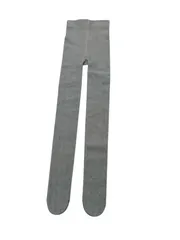 【未使用】【サイズは商品説明参照】着圧タイツ インナー 防寒 厚手 あったか 無地秋冬/ ライトグレー Y- 106