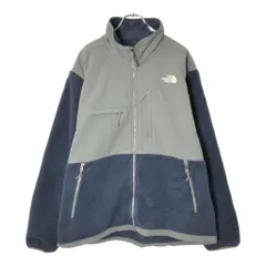 THE NORTH FACE ノースフェイス Denali デナリ フリースジャケット アウトドア ネイビー(メンズ XL)中古 古着 V9423