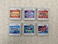 ポケットモンスター　サン・ムーン・オメガルビー・アルファサファイア・X・Y 【動作品】　ニンテンドー3DS　ソフト6点