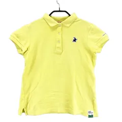 サイズ：0 JACK BUNNY ジャックバニー  ワッペン付き 半袖ポロシャツ  イエロー系 [240101578225] ゴルフウェア レディース ストスト