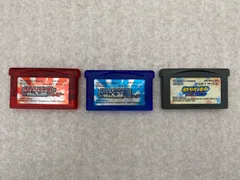 ポケットモンスター 　ルビー ・サファイア・ポケモンピンボール　ソフトのみ【動作品】　アドバンス　ソフトのみ3点