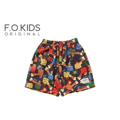 【SALE】【40%OFF】F.O.KIDS ／ エフオーキッズ 子供服　水陸両用アクティブパンツ柄 ハーフ パンツ 80cm 男の子