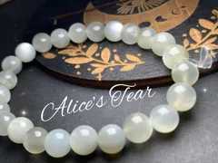 ♤ ♣︎ 白ムーンストーン🌝 ♧ ♠︎ ブレスレット☆ ６月の誕生石天然石C12133