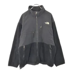 THE NORTH FACE ノースフェイス Denali デナリ フリースジャケット アウトドア ブラック(メンズ XL)中古 古着 V9459