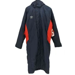 アンブロ UMBRO ロゴ 刺繍 中綿 パテッド ベンチ コート メンズ  JASPO O