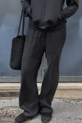 MUDULE ランブルパンツ ブラックキュー・プラ