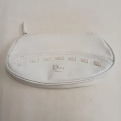 【中古品】Dior Beauty ホワイト コスメポーチ(ね)