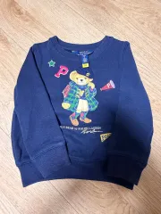 ポロラルフローレン 起毛 スウェット 3T ネイビー