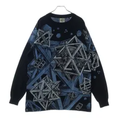 VINTAGE (ヴィンテージ) 90S M.C. Escher OVP L/S エッシャー カメレオン オーバープリント ロングスリーブ 長袖Tシャツ ブラック