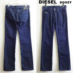 DIESEL　ディーゼル　DOOZY　W70cm/W24/M　タイトブーツカットデニム　ストレッチ　ダークインディゴ　レディース　イタリア製