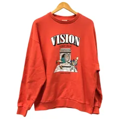 □□VISION STREET WEAR スウェット SIZE L 古着 オレンジ