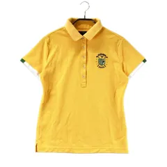 サイズ：L CALLAWAY キャロウェイ  半袖ポロシャツ  イエロー系 [240101561699] ゴルフウェア レディース ストスト