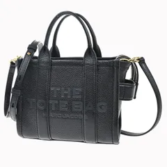 MARC JACOBS マーク・ジェイコブス ハンド ショルダーバッグ THE TOTE BAG ブラック レザー ミニバッグ 62BS319