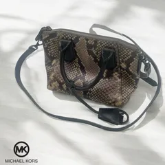 MICHAEL KORS マイケルコース ミニショルダーバッグ　パイソン柄　蛇