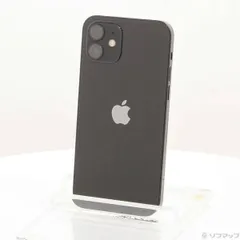 〔中古品〕 iPhone12 64GB ブラック MGHN3J／A SIMフリー【198】