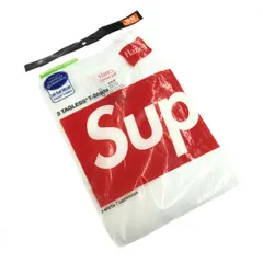 SUPREME シュプリーム パックT/ヘインズコラボ サイズ:M タグレス/3枚セット    ホワイト メンズ / 240001123022