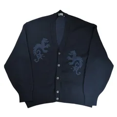 "HERMES" Twin Dragon Motif Oversized Cardiganのサムネイル