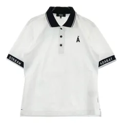 サイズ：M ADABAT STREAM(AW) 2025年モデル 半袖ポロシャツ  ホワイト系 [240101585468] ゴルフウェア レディース ストスト