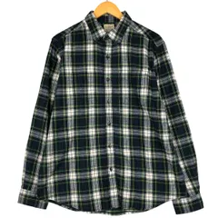 古着 90~00年代 エルエルビーン L.L.Bean TRADITIONAL FIT タータンチェック 長袖 ボタンダウン フランネルチェックシャツ/eaa599468