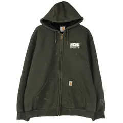 古着 カーハート Carhartt RAIN DEFENDER レインディフェンダー スウェットフルジップパーカー メンズL相当/eaa603586