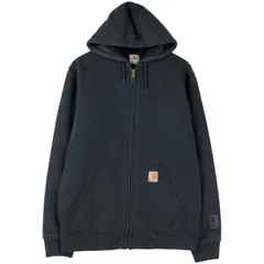 古着 カーハート Carhartt RAIN DEFENDER レインディフェンダー 中綿入り スウェットフルジップパーカー メンズM相当/eaa603589
