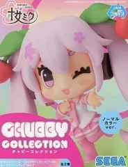 【中古】フィギュア 桜ミク(ノーマルカラー) 「初音ミクシリーズ」 CHUBBY COLLECTION モアプラスフィギュア“桜ミク”