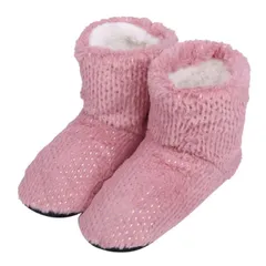 ふんわり あたたか もこもこ ルームシューズ ボア付き ハイカットタイプ 寒い冬に足元あったか