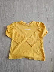 ミッキーマウスハウス 黄色 長袖 Tシャツ 110