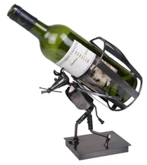 ボトルホルダー ワインラック アンティーク調 手作りの美しい (マウス)