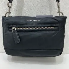 7486　MARC JACOBS　マークジェイコブス　 ショルダーバッグ　斜めがけ　紐調節可能　 マヨルカ　ブラック系　黒　ナイロン　レディース