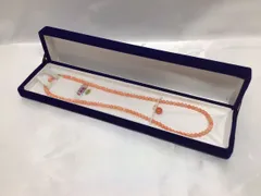 K18 本珊瑚ネックレス&トップのセット 40cm 鑑定書などはありません M-1725