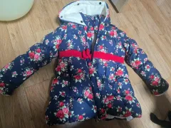 アルルアンドルン花柄 キッズ ダウン アウター 120