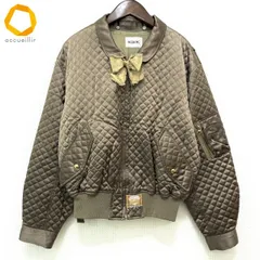 #wnc インゲボルグ INGEBORG ブルゾン カーキ キルティング 光沢 リボン ジップアップ ゼッケン付き レディース [960514]のサムネイル