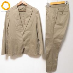 J4066 美品 デペトリロ Napoli コットンスーツ ベージュ 46 - メルカリ