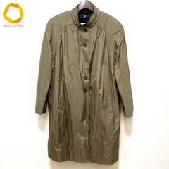 #wnc ヘルノ Herno コート カーキ 緑 紺 スタンドカラー シルク使い ペイズリー柄 チェック ライナー付き イタリア製 レディース [980015]