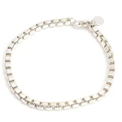 ティファニー ブレスレット レディース メンズ ベネチアンリンク チェーン シルバー SV925 TIFFANY 中古