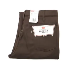 デッドストック 80s LEVIS リーバイス 517 スタプレ パンツ 茶色