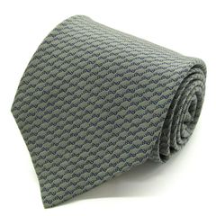 クリスチャンディオール ブランド ネクタイ ストライプ柄 ドット グラデーション PO メンズ グレー Christian Dior 【中古】