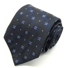 ジョバンニ ロッシーニ ブランド ネクタイ ストライプ柄 ドット 小紋柄 シルク PO メンズ ネイビー giovanni rossini 【中古】