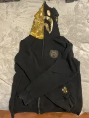 A BATHING APE(アベイシングエイプ) x BE@RBRICK(ベアブリック) GOLD シャーク シャーク ジップアップ