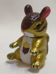 MEDICOMTOY VAG シリーズ25 Etsuko Fukushi Komugi the chipmunk 金こげ茶