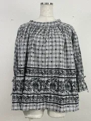 NIMES ニーム 不明 レディース 五分袖・七分袖 白×黒 20251203-0004