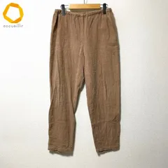 #anc うさと USAATO パンツ 茶系 無地 シンプル ゴム レディース [978996]