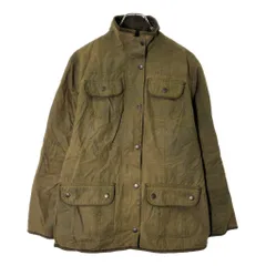 イングランド製 Barbour バブアー オイルドジャケット オリーブ(レディース M相当)中古 古着 V9697