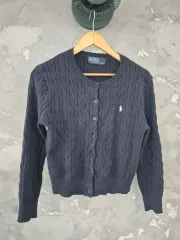 ポロラルフローレン ケーブルニット カーディガン 実寸 M