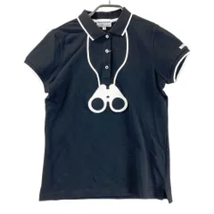 【美品】サイズ：1 JACK BUNNY ジャックバニー  半袖ポロシャツ  ブラック系 [240101577651] ゴルフウェア レディース ストスト