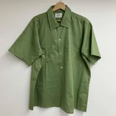 グリーン ARROW／半袖シャツ／70s／Vintage／オープンカラーシャツ／グリーン